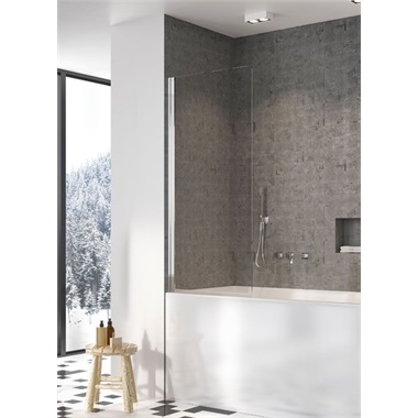 Radaway Nes PNJ 60 J kádparaván 150x 60 cm, balos, króm