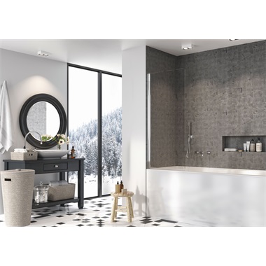 Radaway Nes PNJ 70 J kádparaván 70 cm, balos, króm