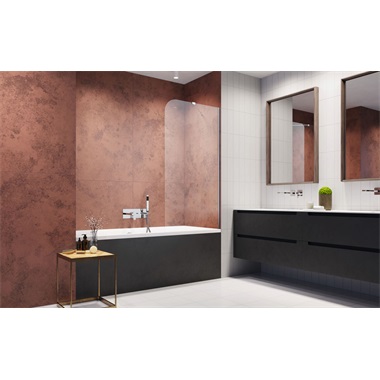 Radaway Torrenta PNJ 80 kádparaván 150x80 cm, balos, króm