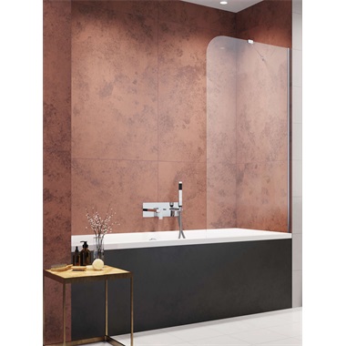 Radaway Torrenta PNJ 80 kádparaván 150x80 cm, balos, króm