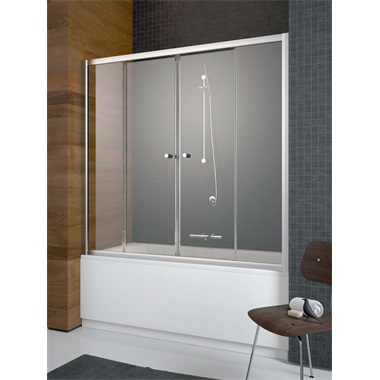 Radaway Vesta DWD 160 kádparaván 160x150 cm, króm