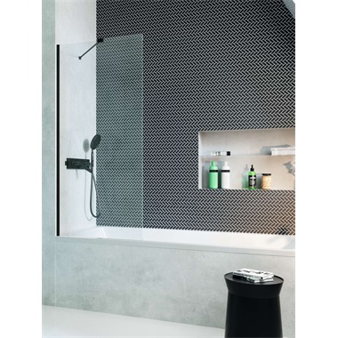 Radaway Modo New Black PNJ 80 kádparaván 80x150 cm, fekete