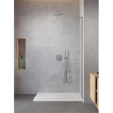 Radaway Modo SL II Brushed Nickel Walk-in szálcsiszolt króm zuhanyfal, jobbos, 105×200 cm Radaway Modo SL II Brushed Nickel Walk-in szálcsiszolt króm zuhanyfal, jobbos, 105×200 cm