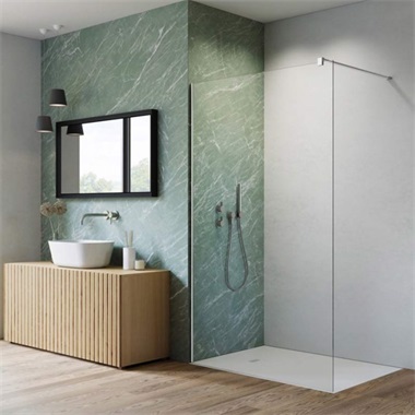 Radaway Nes Walk-in II zuhanyfal 70x200 cm, króm