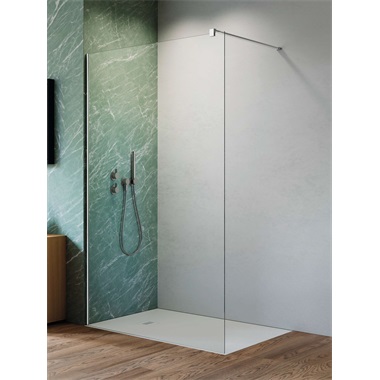Radaway Nes Walk-in II zuhanyfal 80x200 cm, króm