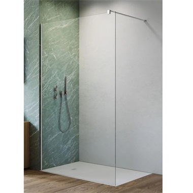 Radaway Nes Walk-in II zuhanyfal 100x200 cm, króm