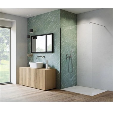 Radaway Nes Walk-in II zuhanyfal 100x200 cm, króm