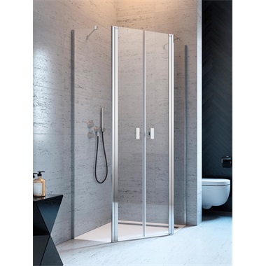 Radaway Nes PTD szögletes zuhanykabin falak 80x80x200 cm, króm