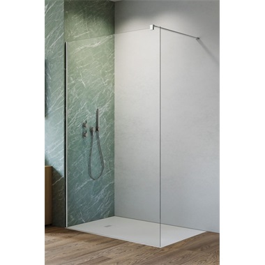Radaway Nes Walk-in II zuhanyfal króm 90x200 cm, króm