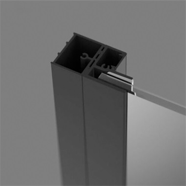 Radaway U Toldóprofil Nes Black 2 cm forgóprofilhoz, faliprofilhoz