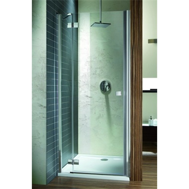 Radaway Almatea DWJ zuhanyajtó  90 cm, balos. króm, transparent