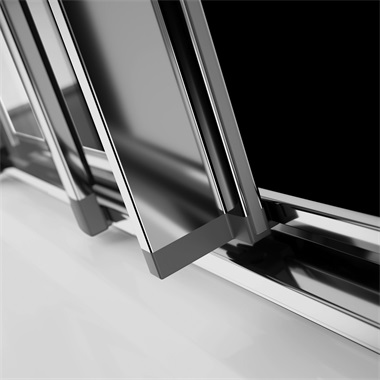 Radaway Evo DW85 zuhanyajtó, 200x85 cm,  króm, átlátszó