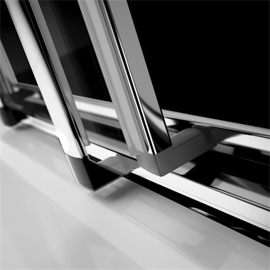 Radaway Evo DW85 zuhanyajtó, 200x85 cm,  króm, átlátszó