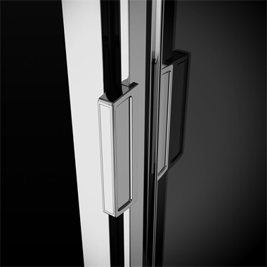 Radaway Evo DW85 zuhanyajtó, 200x85 cm,  króm, átlátszó