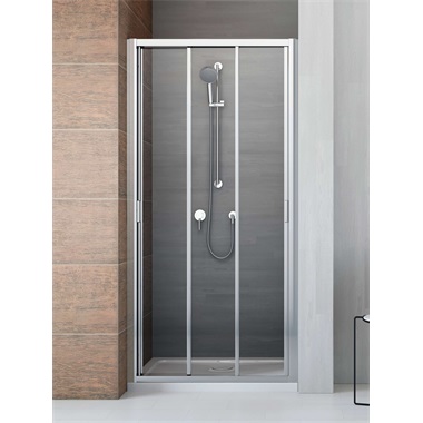 Radaway Evo DW85 zuhanyajtó, 200x85 cm,  króm, átlátszó