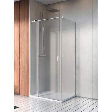Radaway Nes KDJ II szögletes zuhanykabin 100x 200 cm, balos, króm 