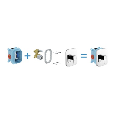 Ravak 10° TD 066.00 Free falba süllyeszett zuhanycsaptelep R-boxhoz