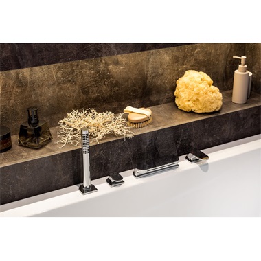 Ravak Chrome kádperem vízesés csaptelep (4 utas) 