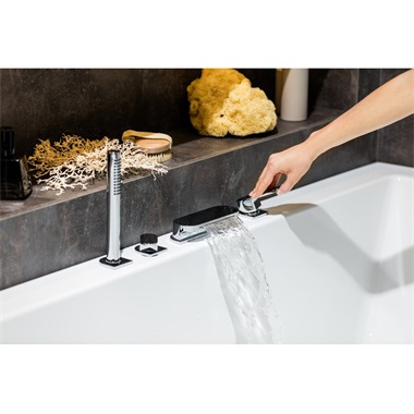 Ravak Chrome kádperem vízesés csaptelep (4 utas) 