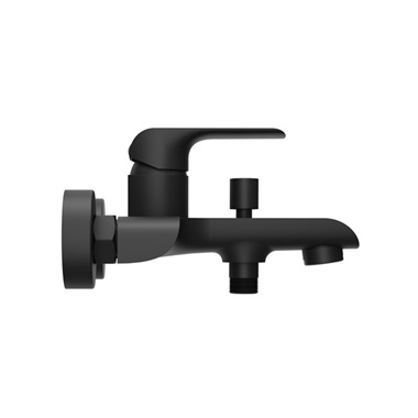 Ravak Black Flat álló kádcsaptelep 150 mm, fekete