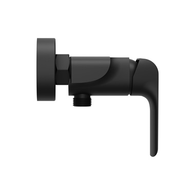 Ravak FL 032.20 BL Flat Black fali zuhanycsaptelep 15 cm, fekete