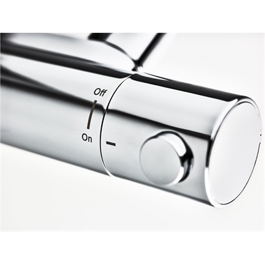 Ravak Puri fali termosztátos zuhanycsaptelep króm