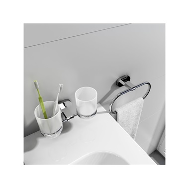 Ravak Chrome CR 220.00 dupla pohártartó (üveg)