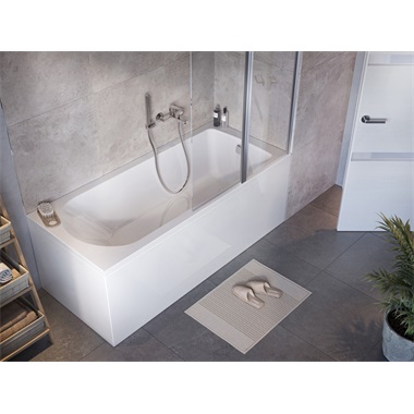 Ravak Flow téglalap alakú kád 150x70 cm, fehér