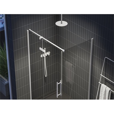 Ravak COOL! COPS-90 fix oldalfal matt fehér+transparent