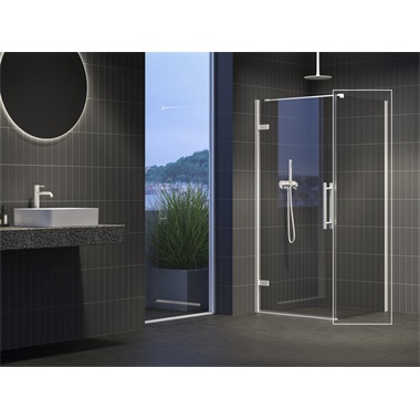 Ravak COOL! COPS-90 fix oldalfal matt fehér+transparent