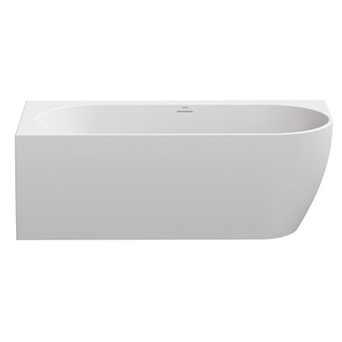 Ravak Freedom Corner sarokkád 170x80 cm, fehér, balos, króm túlfolyóval