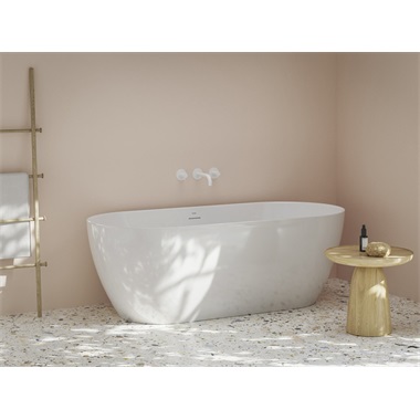 Ravak Freedom O Tec szabadon álló kád 170x77 cm fehér, króm lefolyóval