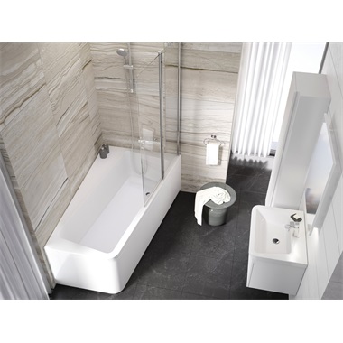 Ravak 10° kád előlap 170 cm, jobbos, fehér