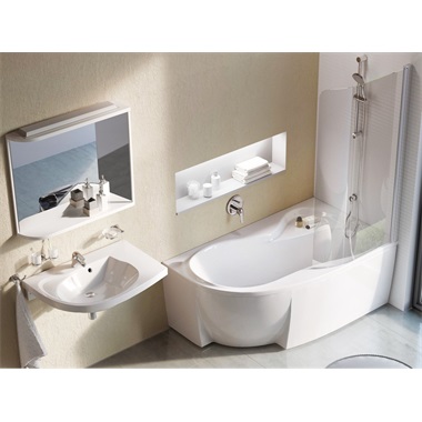 Ravak Rosa 95 kád előlap 160 cm, jobbos, fehér