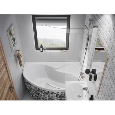 Ravak CVSK1 Rosa kádparaván 100 cm, jobbos