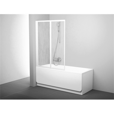 Ravak VS2 kádparaván 140 cm, fehér+ rain