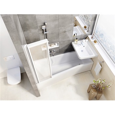 Ravak VS3 kádparaván 100 cm, fehér+ transparent