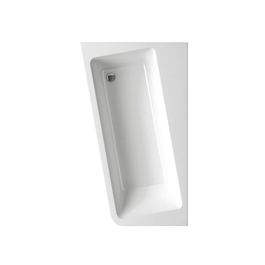 Ravak sarokkád 10° 160x95 cm, balos, fehér