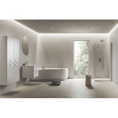Ravak Chrome sarokkád 170 x 105 cm, balos, fehér