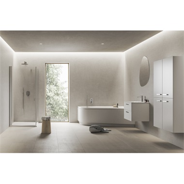 Ravak Chrome sarokkád 170 x 105 cm, jobbos, fehér
