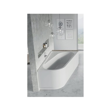Ravak Chrome sarokkád 170 x 105 cm, jobbos, fehér