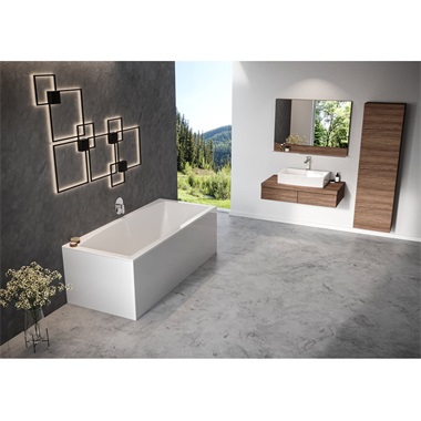 Ravak Formy 02 Slim egyenes kád 180 x 80 cm, fehér