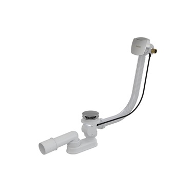 Ravak kád le-és túlfolyószett 800 mm, bowdenes, króm (kádfeltöltés a túlfolyónál)