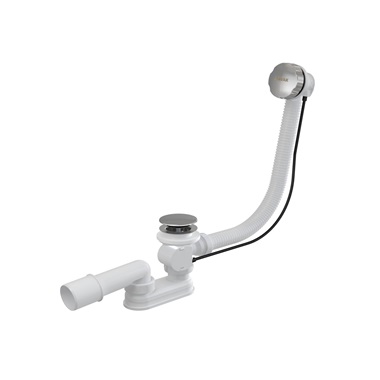 Ravak kád le- és túlfolyószett 570 mm, króm, bowdenes, kerek