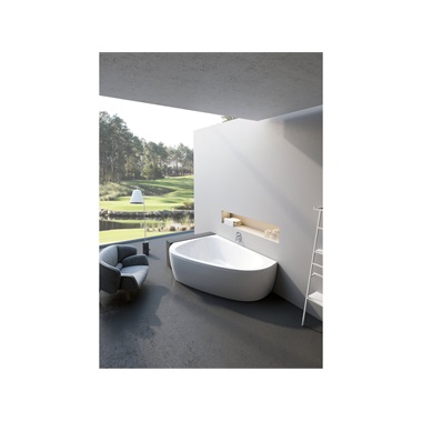 Ravak LoveStroy II sarokkád 139x196 cm, balos, fehér