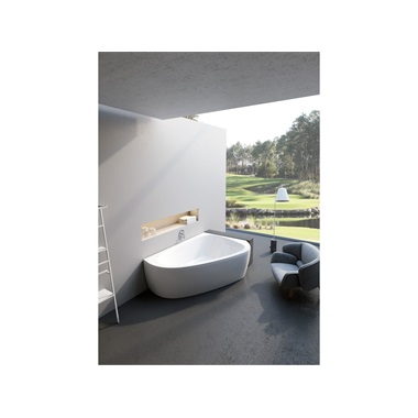 Ravak LoveStory II sarokkád 139x196 cm, jobbos fehér