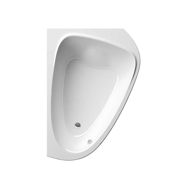 Ravak LoveStory II sarokkád 139x196 cm, jobbos fehér