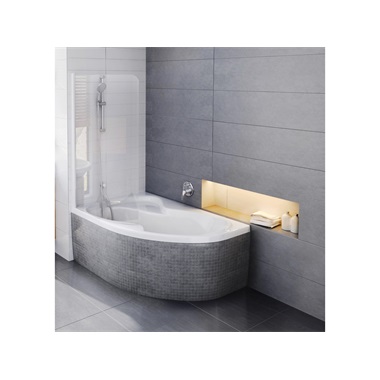 Ravak Rosa II sarokkád 150x105 cm, balos, fehér