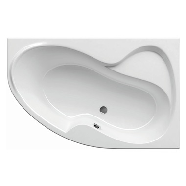 Ravak Rosa II sarokkád 150x105cm, balos fehér