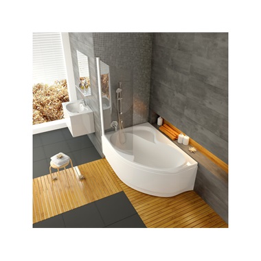 Ravak Rosa II sarokkád 160x105 cm, balos, fehér